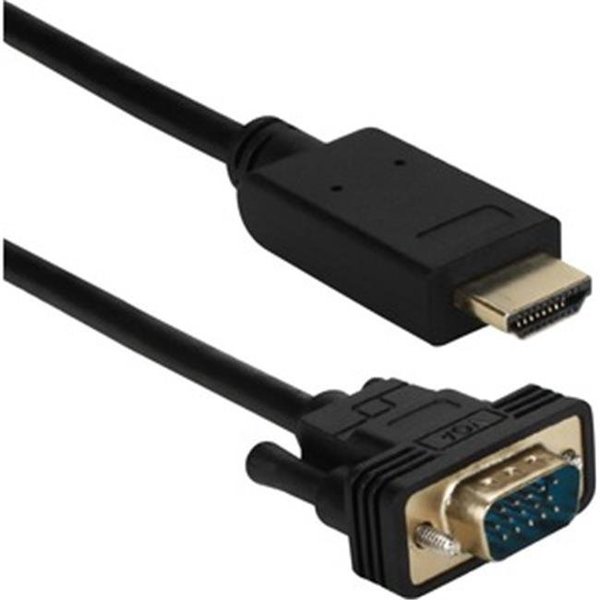 Qvs QVS XHDV-10 10 ft. HDMI to VGA Video Converter Cable XHDV-10